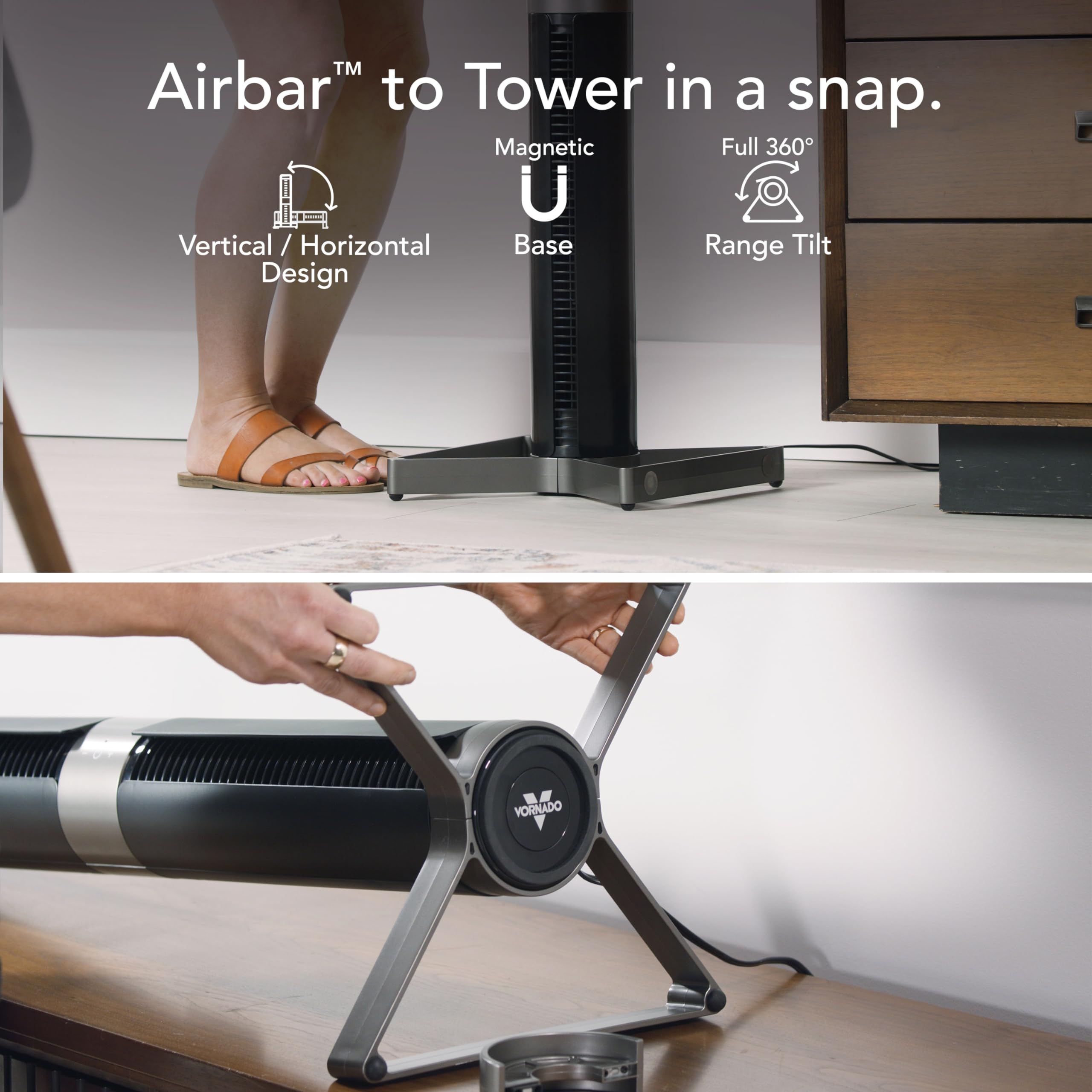 Airbar 6 Vertical or Horizontal Tower Fan - Image 7