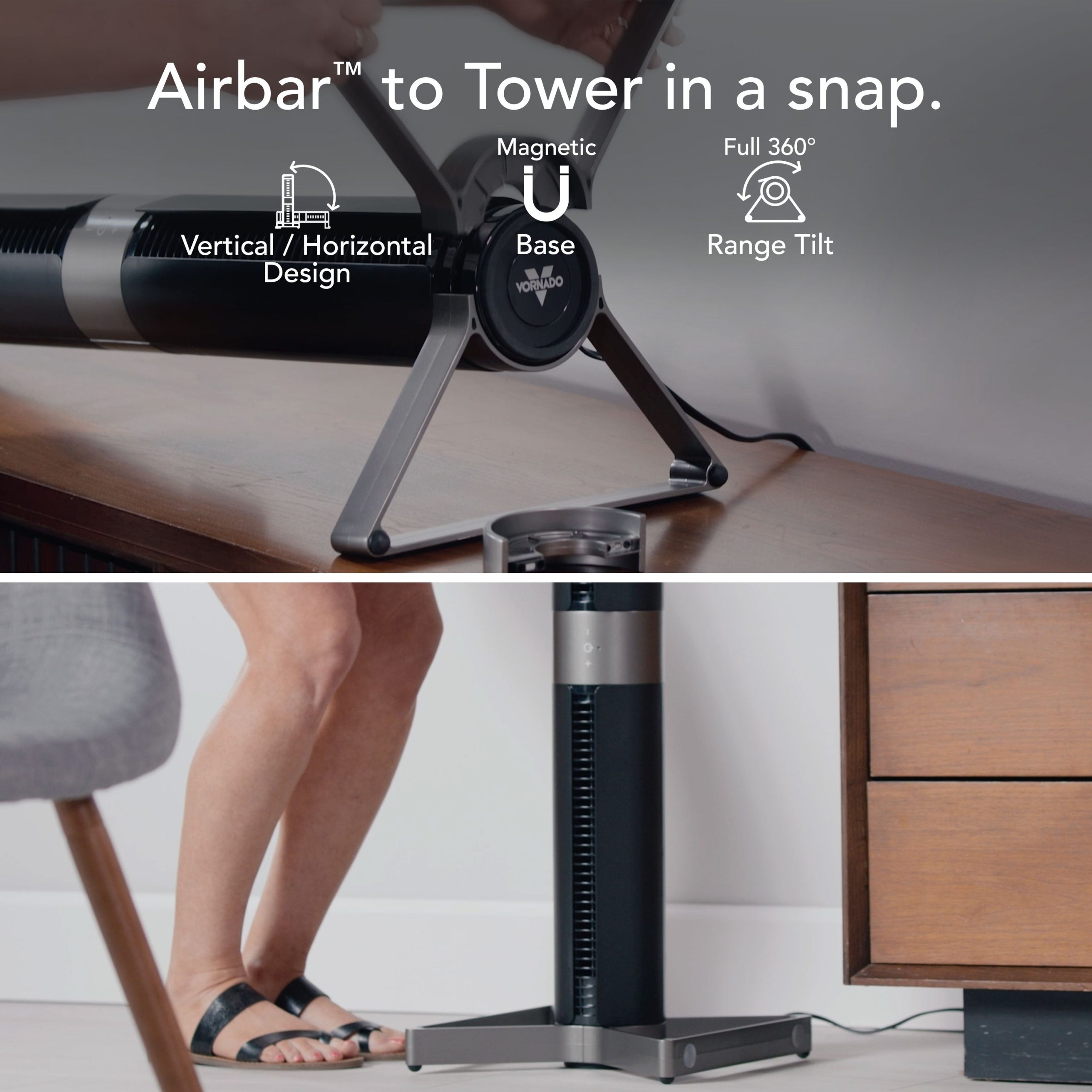 Airbar 4 Vertical or Horizontal Tower Fan - Image 8