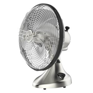 Silver Swan  Vintage Oscillating Fan